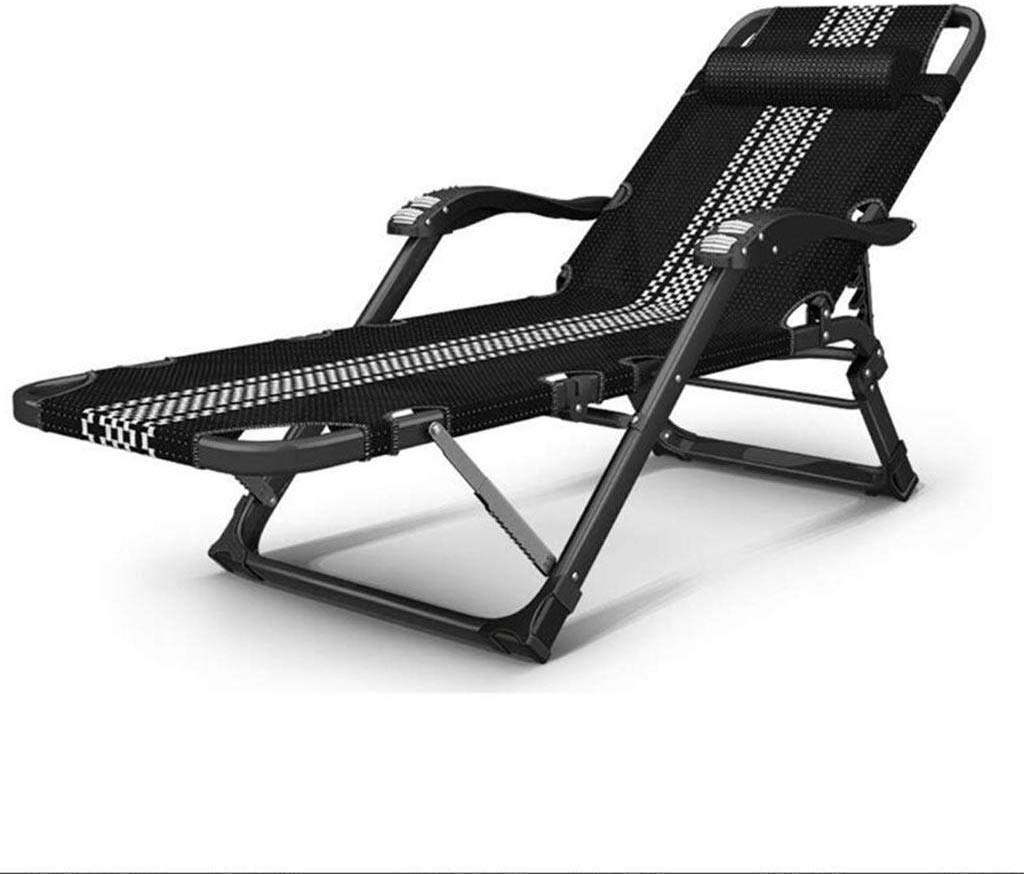 WOTZOV Comfortable Sun Lounger Chair With Adjustable Headrest And Cushions For Garden, Patio, And Beach With Adjustable Headrest For Garden, Patio, And Office