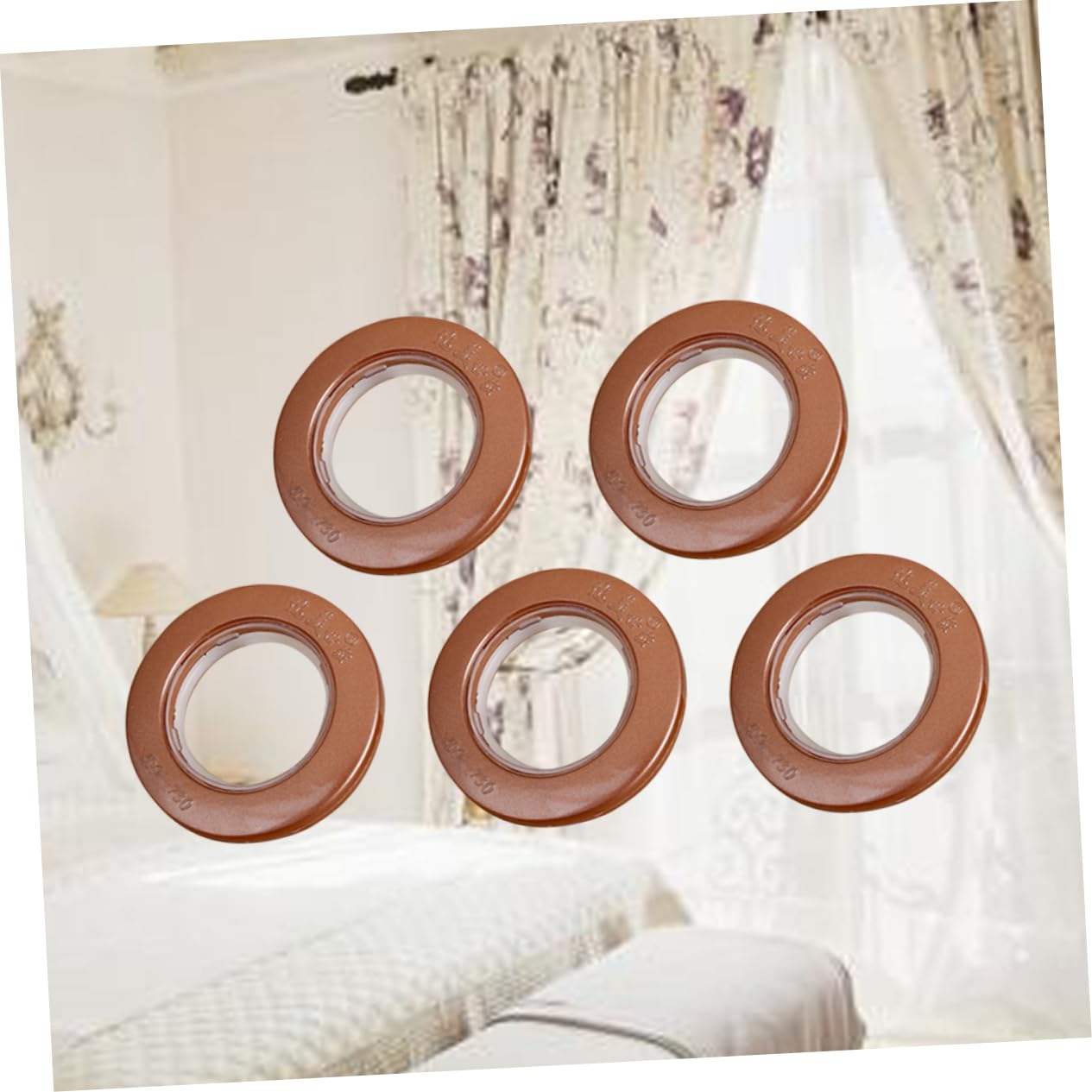 DECHOUS per Tende in 10 Pezzi Ganci per Tende Fissaggio Decorativi e Doccia Design Moderno per e Camera da
