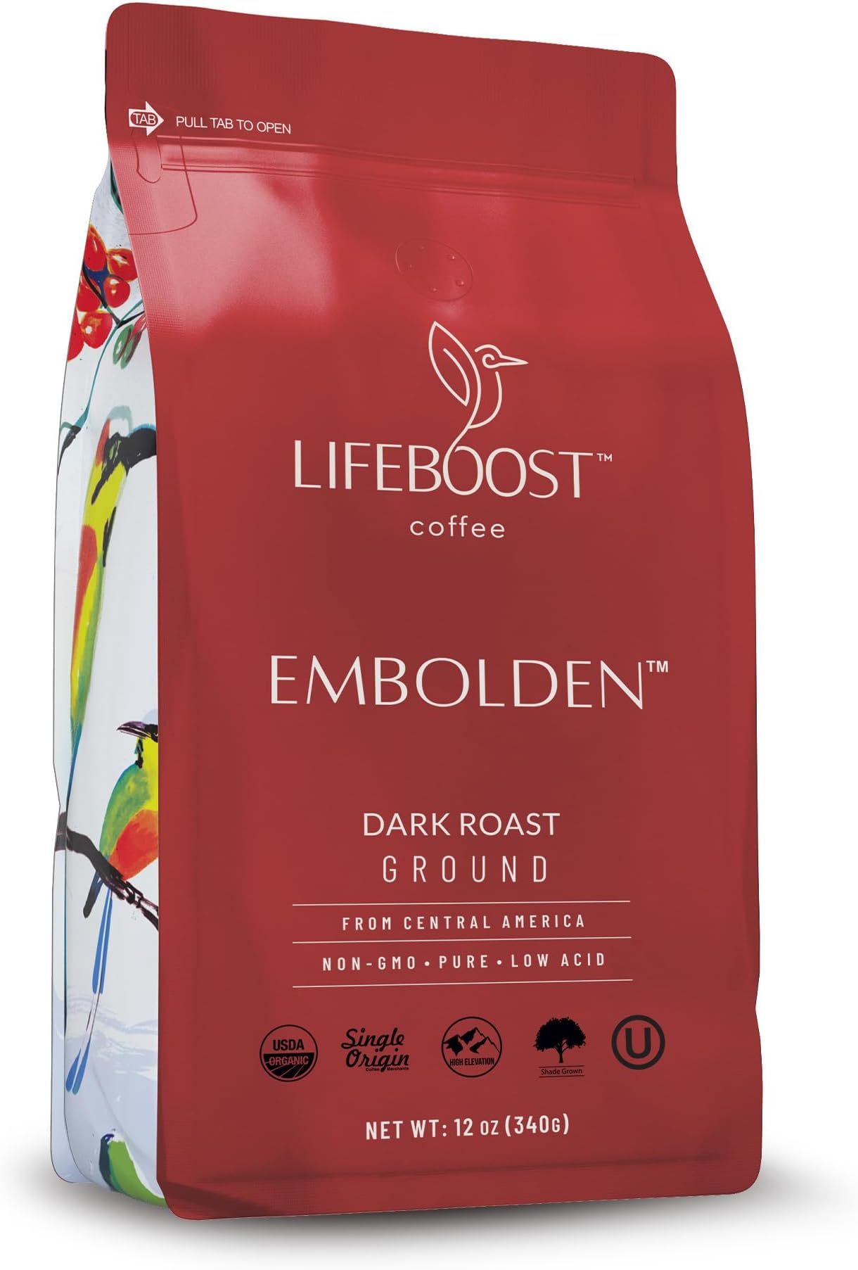- Dark Roast Ground Coffee - Non-GMO Low Acid Single Origin USDA Organic Dark Roast Coffee - Third Party Tested For Mycotoxins & Pesticides - 12 Ounces