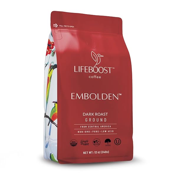 Lifeboost Dark Roast Ground Coffee