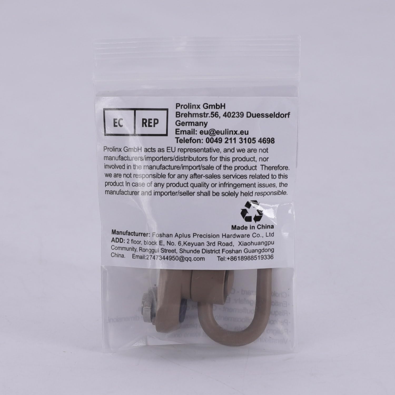 ND QD Sling Mount Sling Swivel 1.25 Inch Adattatore Attacco 2 Pack-Sand