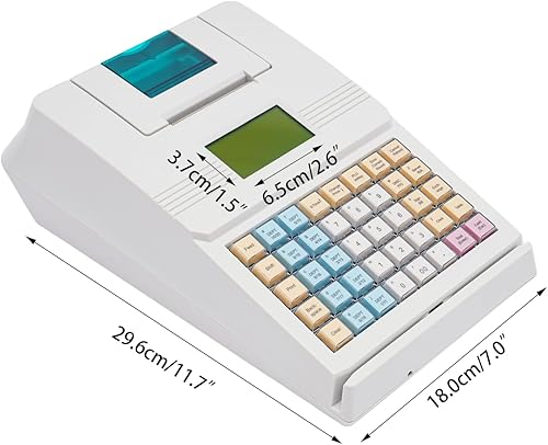 Miniatura 2 de Caja registradora de 40 llaves 8 Digital LED, impresora térmica