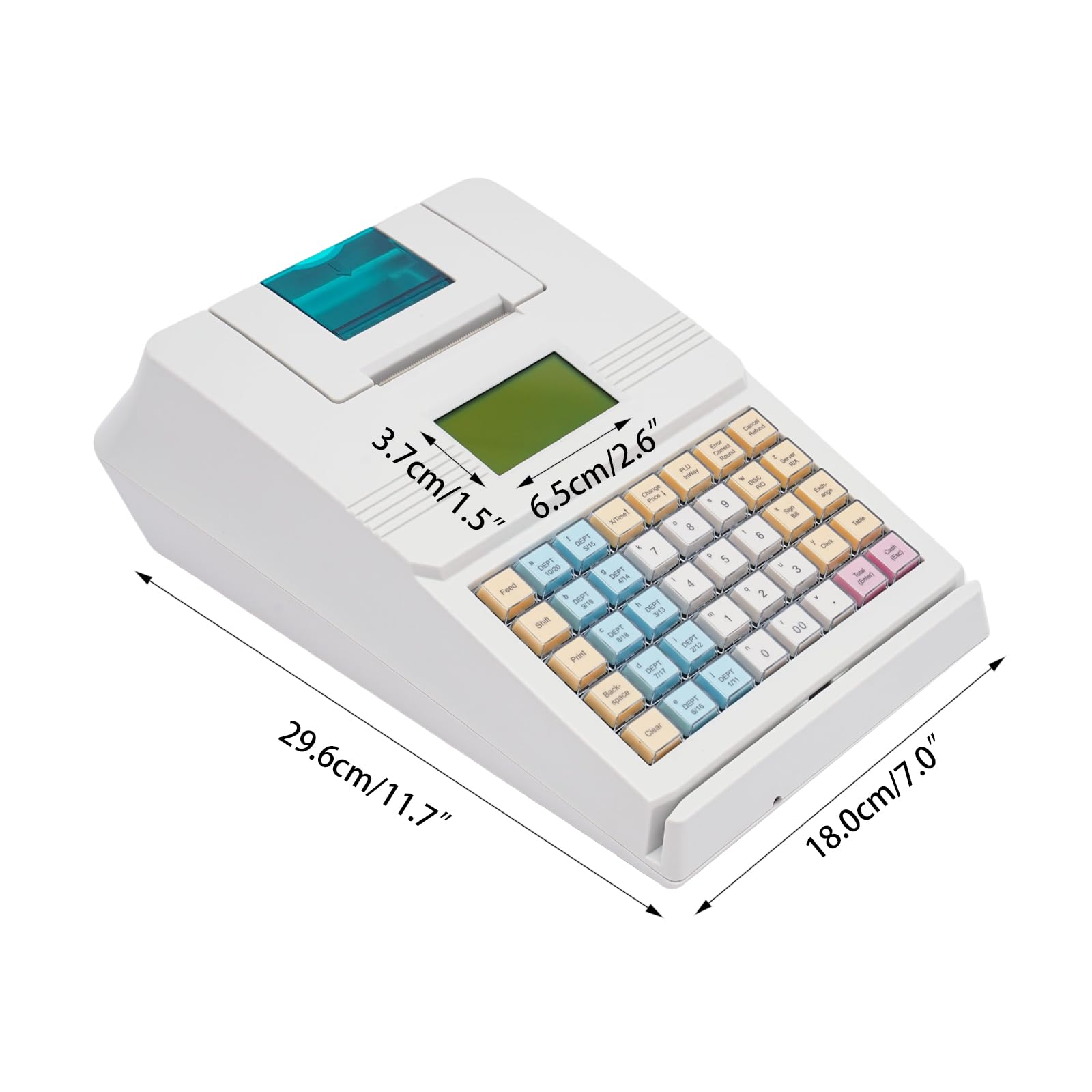 40 Key POS System 40 Key Cash Register System - No Cash Drawer ...