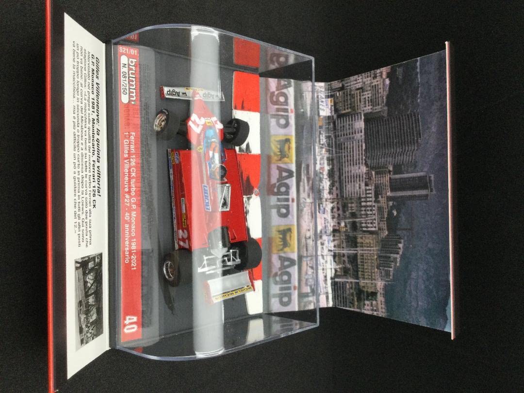 Amazon.co.jp: フェラーリ126CK#27 1981モナコGP優勝 F1 ジル 