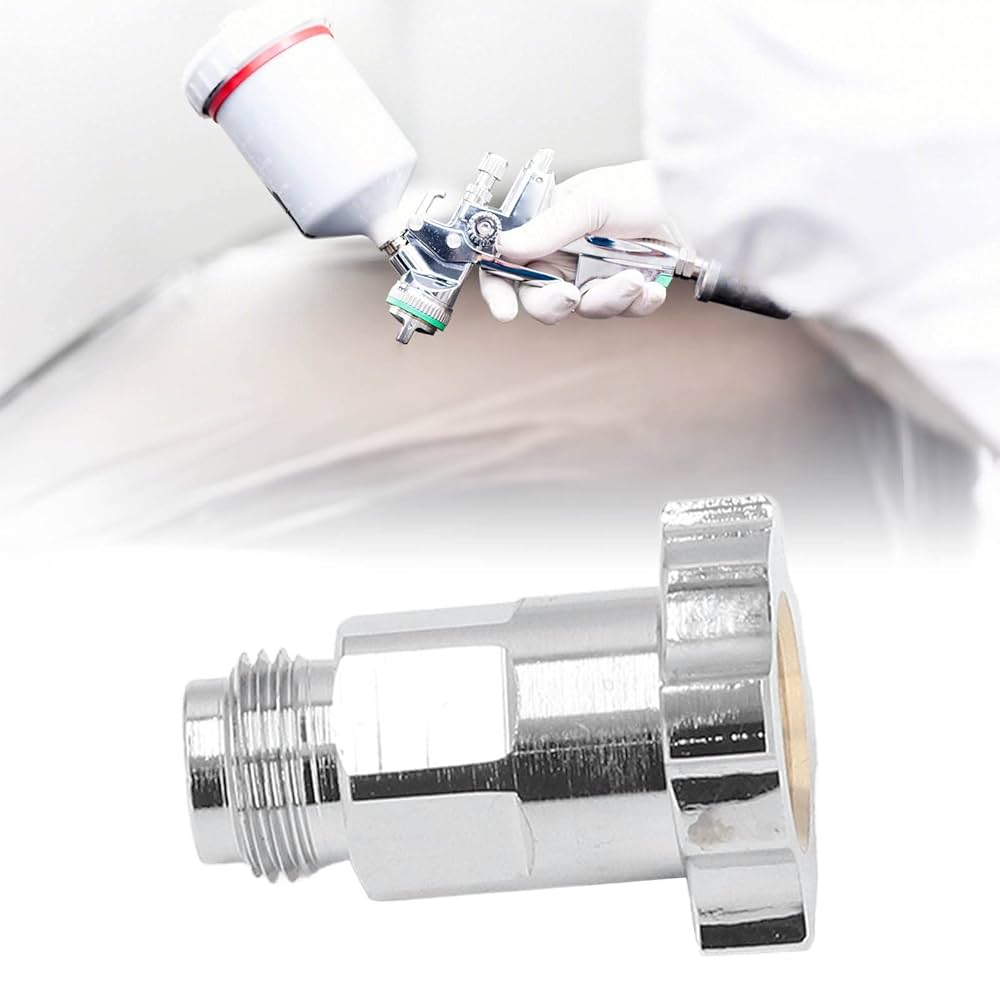 カップガン スプレーガン 重力式 ツノ付カップ付き セット 1セット