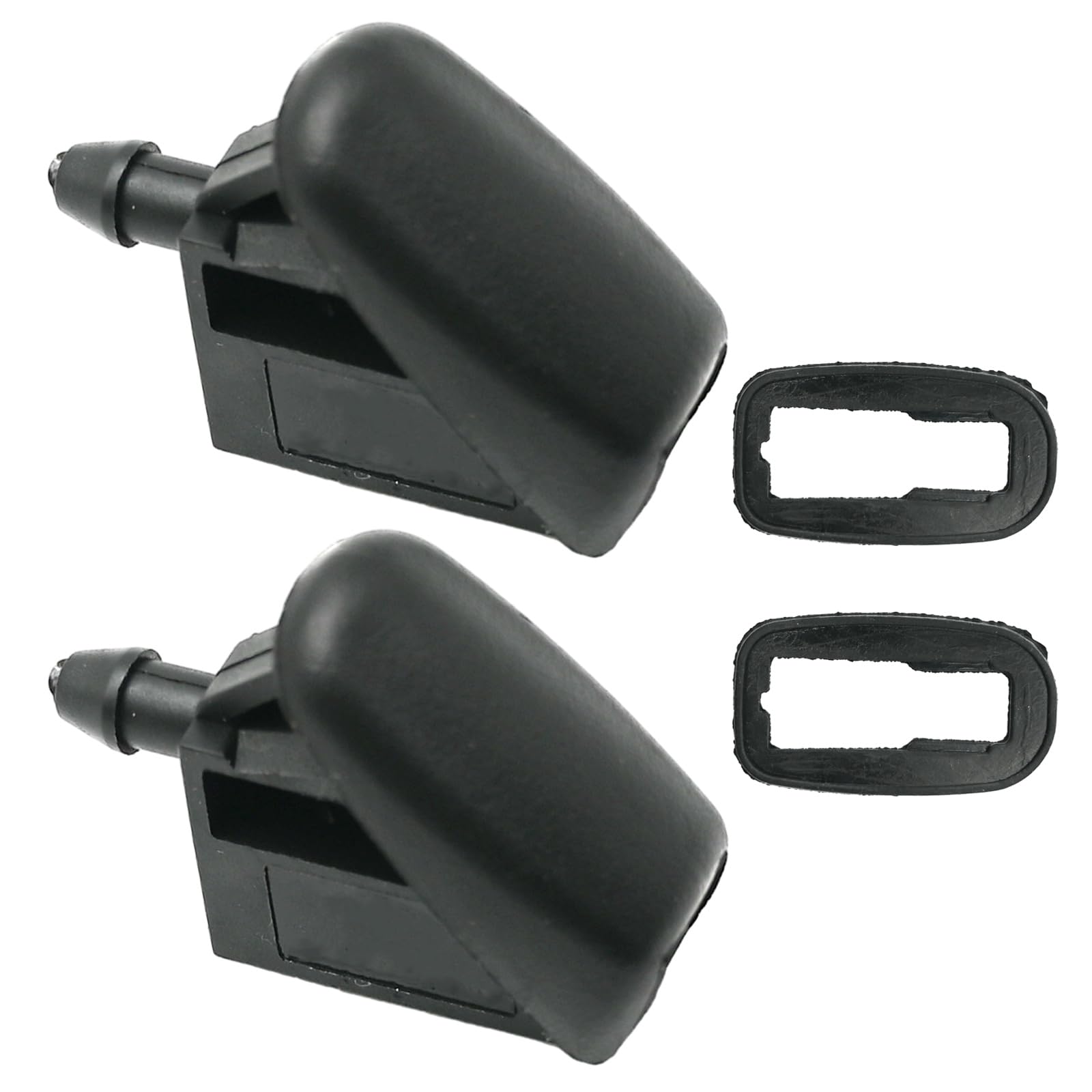 Buses Lave-glace Ford Focus/Fiesta - Lot De 4 Pièces - Compatible Plusieurs Modèles - Plastique Noir