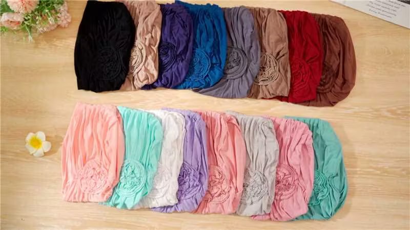 Butterfly Pattern Beanie – Chemo Hat & Cancer Headwear, Slouchy Knitted Cap For Adults