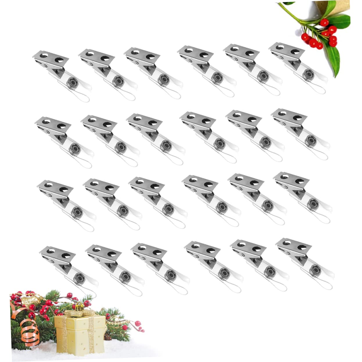 150pezzi Clip Badge Metalliche Con Cinghie Pvc Trasparenti Per Tesserini e Distintivi Per Ufficio Conferenze e Eventi Professionali