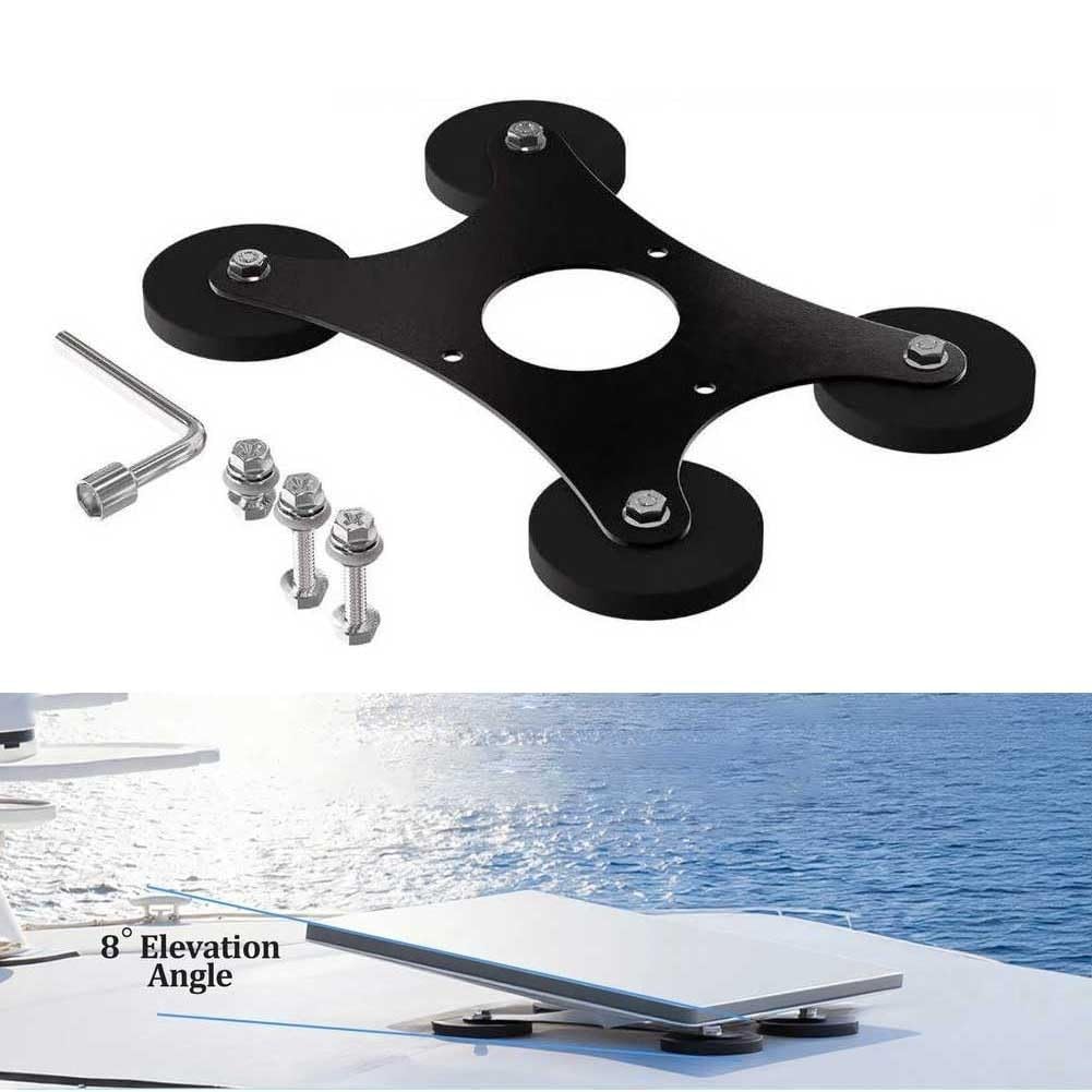 Staffa Montaggio per starlink per mini Magnete RV Staffa Montaggio(Stainless Steel) | Magneti rivestiti gomma, 240 libbre tenuta, anti-scivolo, viaggio RV, barca