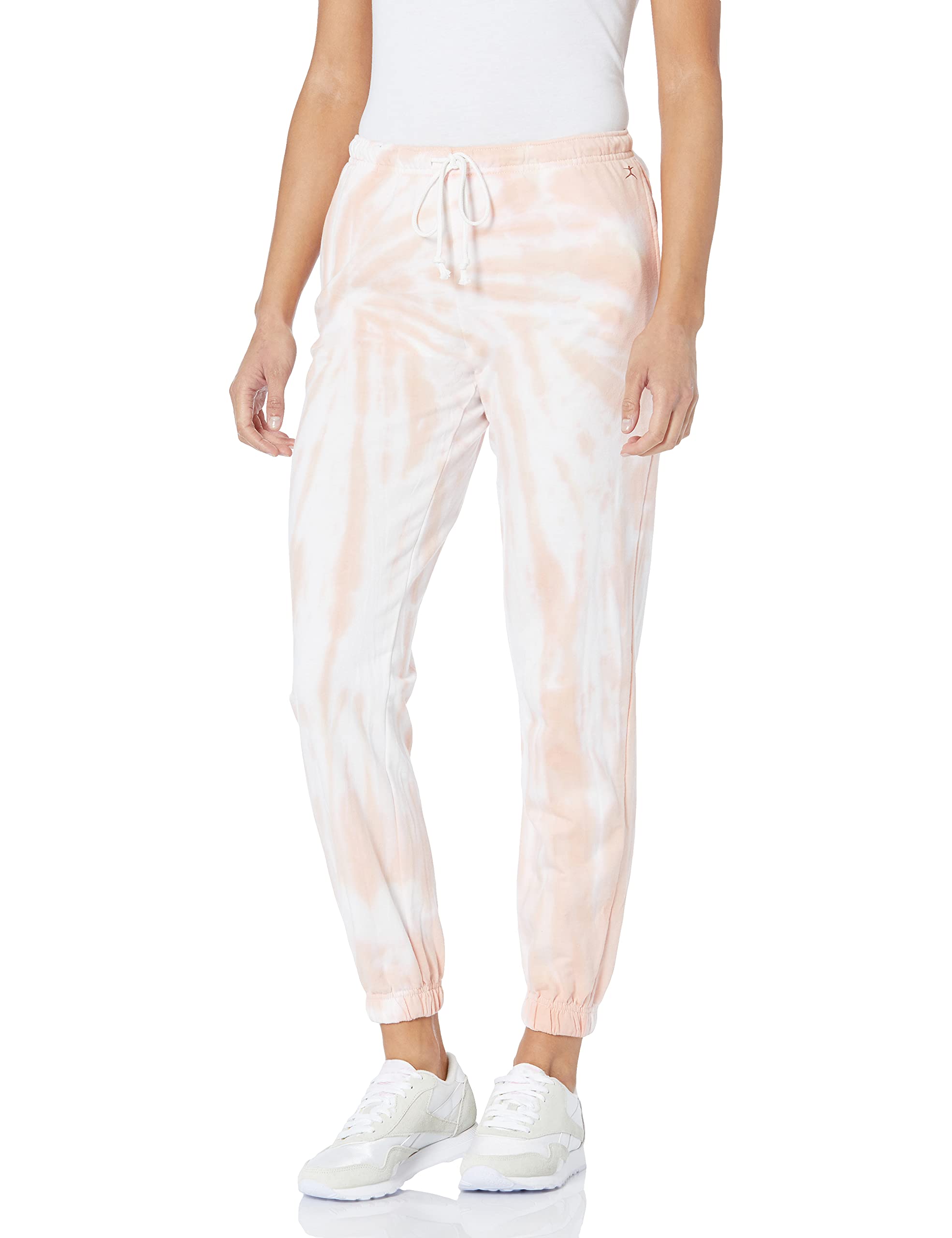 Danskin Women's Spiral Sweatpant, Pink Quartz Tie Dye, S