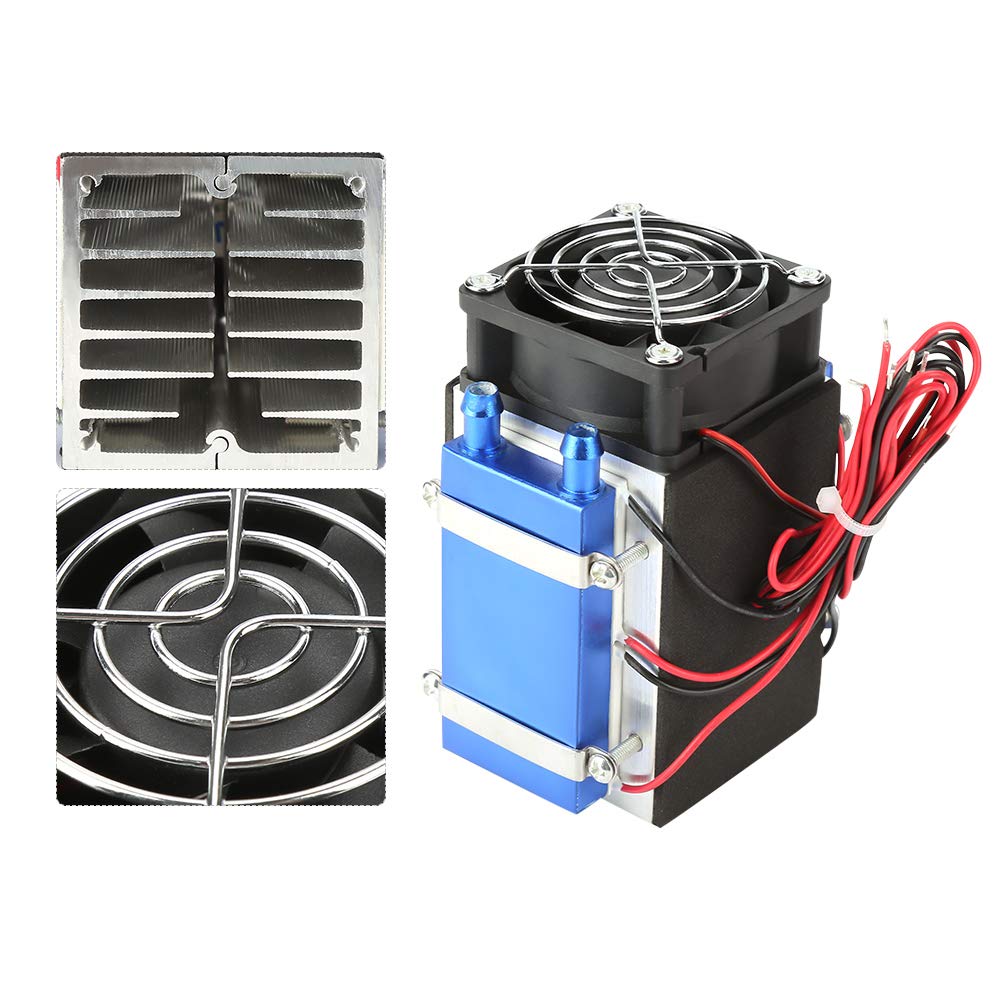 KIMISS Mini Condizionatore d'Aria DC 12V 6 Chip Semiconduttore Macchina di Refrigerazione Dispositivo di Raffreddamento Radiatore Fai da Te Dispositivo di Raffreddamento Ad Aria di Termoelettrico