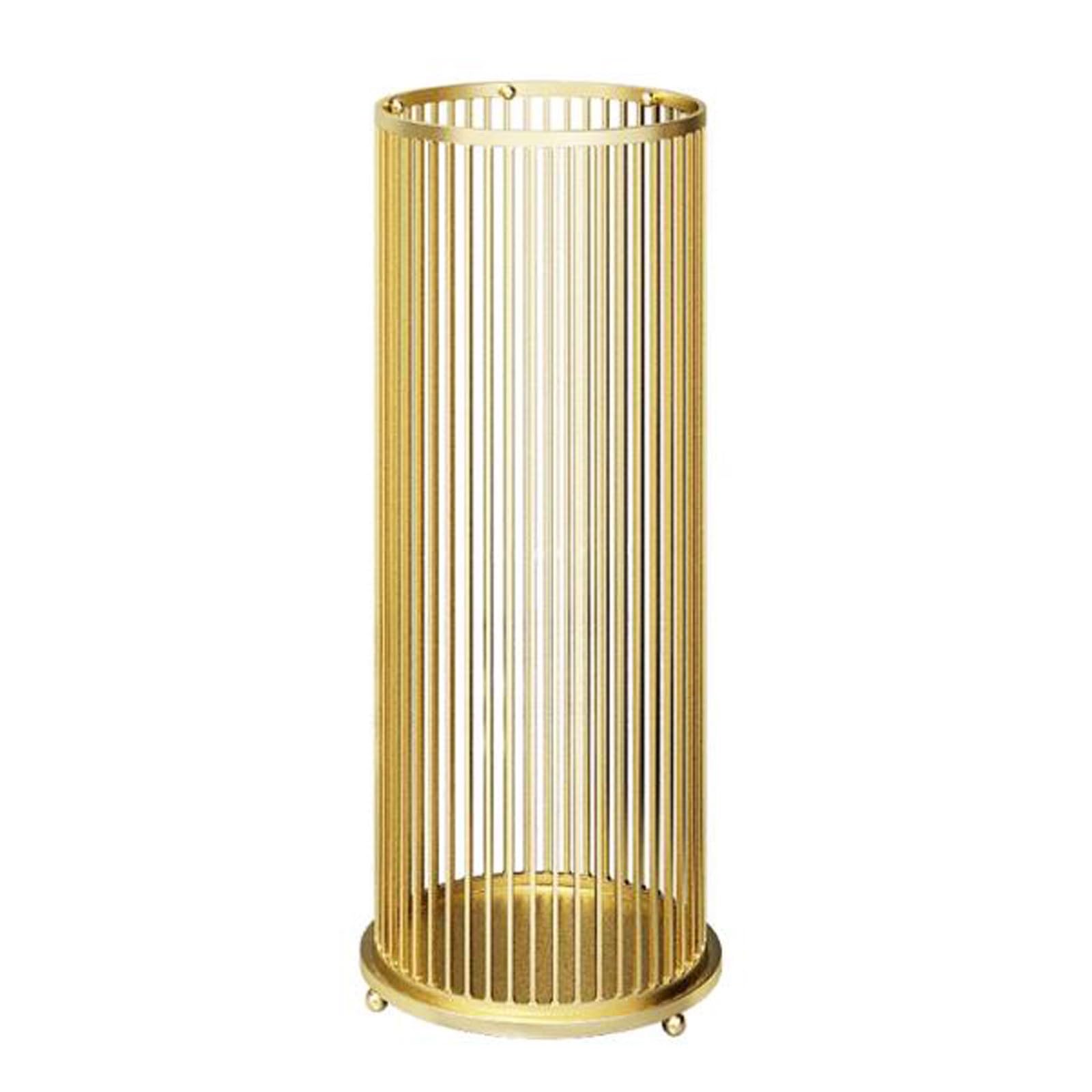 CFY652 Umbrella rack Umbrella Stand Rack Holder Storage Bucket, with Hooks for Folded Small, for Entryway Corner Space Saving Organizer Home Office Decor Stored 10 Umbrellas Office(Gold)