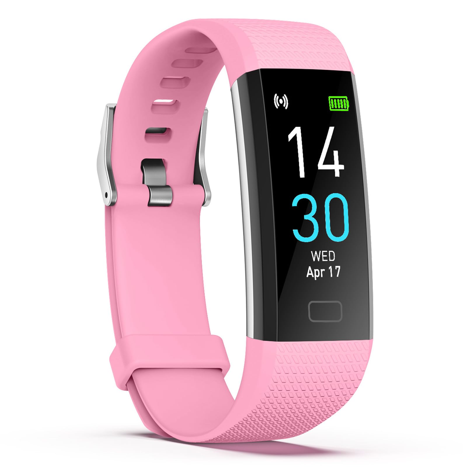 AKEDA Smart Watch with 0.96'' Screen, USB Direct Charge Fitness Tracker with Heart Rate, Sleep & Step Counter – Lightweight Activity Bracelet for Women & Men, Ideal for Daily Fitness, Work and Travel