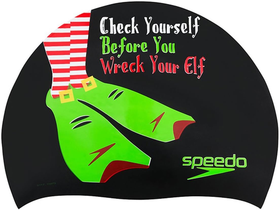 Speedo Swim Capブラック/グリーンHoliday詰め合わせ ブラック