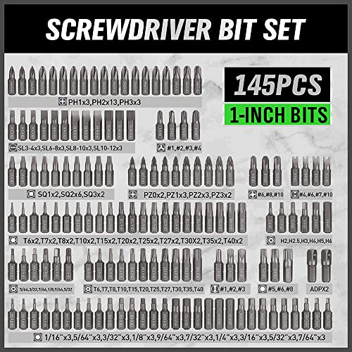 Swanlake Garden Tools Swanlake 232Pcs Ultimate Screwdriver Bit Set,Chrome Vanadium Steel Driver Bit Set thumb #3