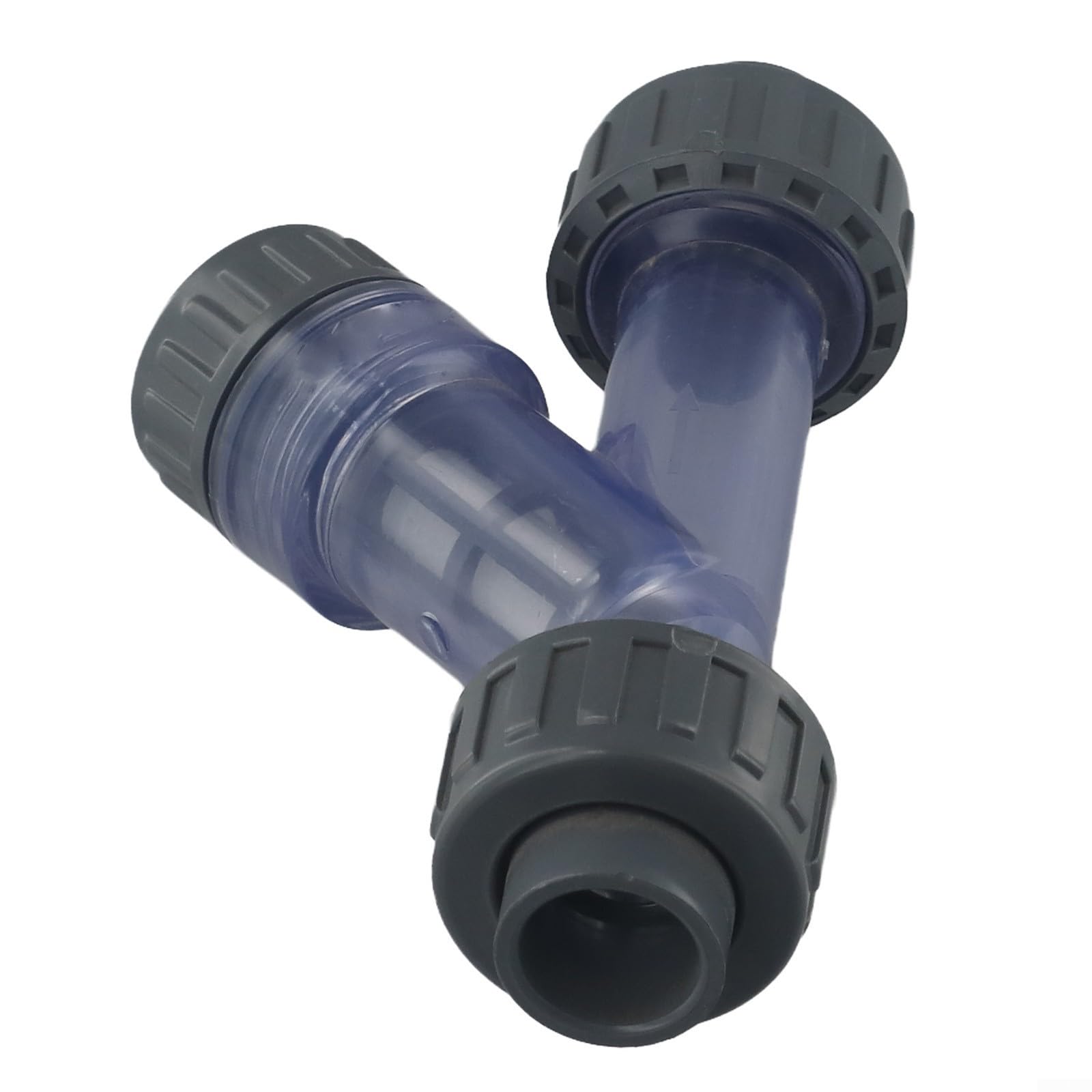 Filtre de type Y, filtre à eau en UPVC transparent, connecteur de tuyau de 20 à 63 mm pour système d'irrigation d'aquarium (diamètre intérieur 20 mm)