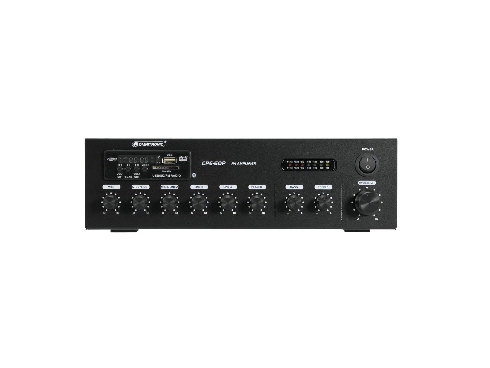 OMNITRONIC CPE-60P PA Mixer Amplifiatore Mixing Amplifier