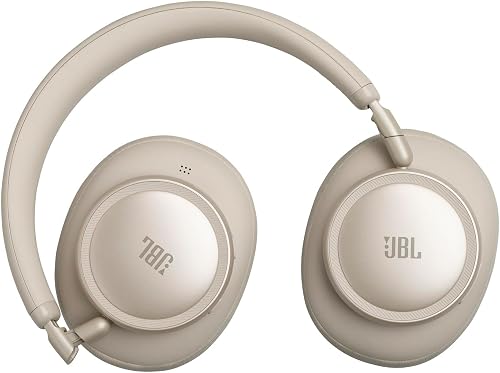 JBL Live 780NC Wireless Over‑Ear Headphones with Adaptive Noise Cancelling, Bluetooth, 80 Hours Battery Life, Multipoint Connection, Champagne - 2
