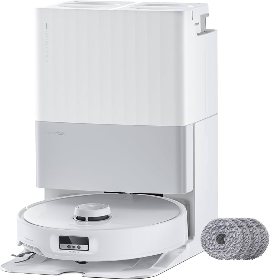 Amazon.com - roborock Qrevo Edge Robot Vacuum and Mop with 4 Pack