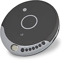 Vista 5 de GPX Portable Personal CD Player and MP3 Player with Anti Skip Protection and Stereo Earbuds, Black Gray PC807BMP3U