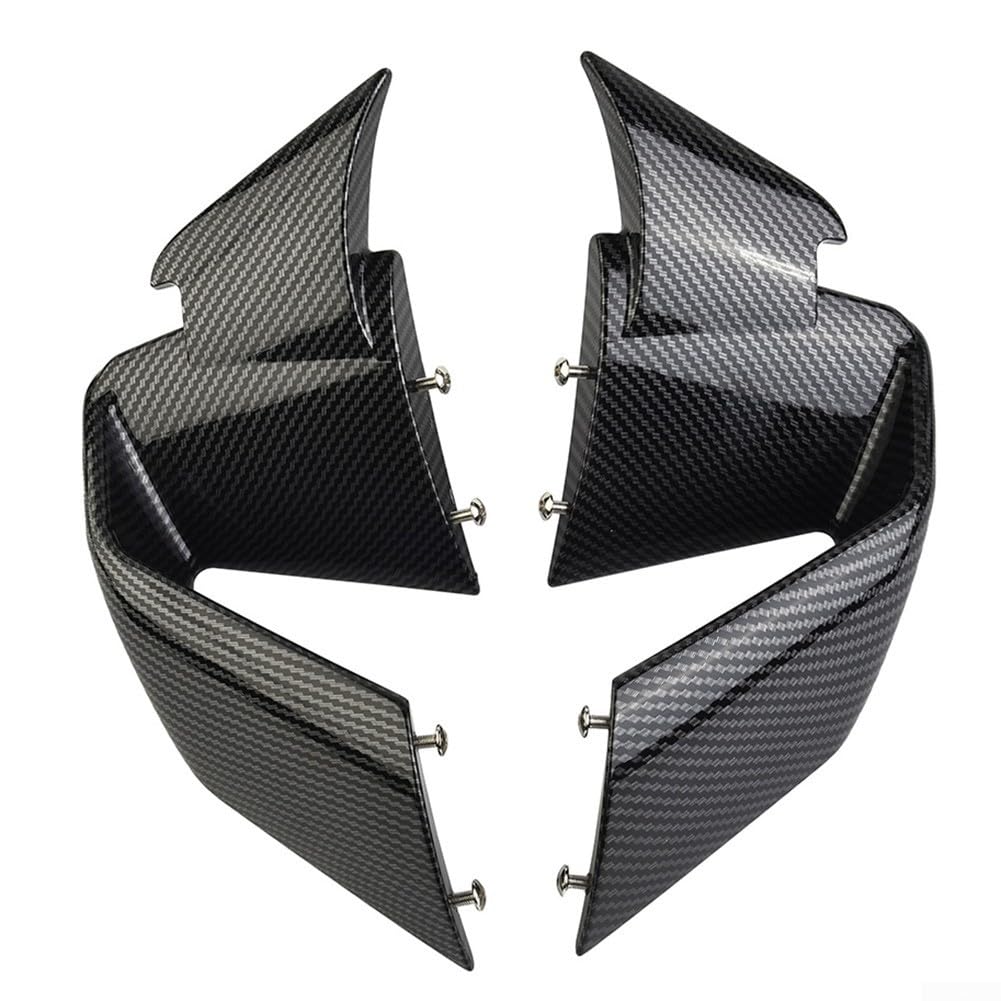 Aileron avant avec ailettes fixes en fibre de carbone pour BMW S1000RR et M1000RR modèles 2019, 2020, 2021, 2022