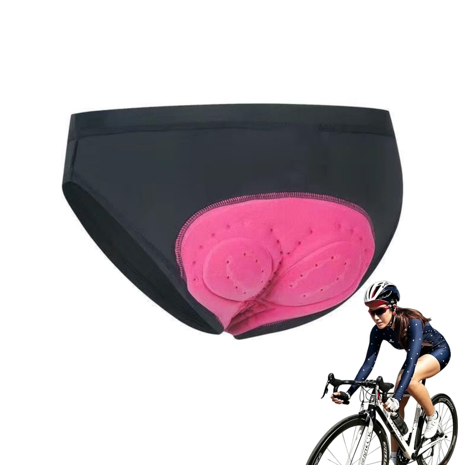 Culotte Femme Gel 5D Ozalo Gsx -Amortissement des Chocs, Évacuation De La Transpiration Et Respirabilité