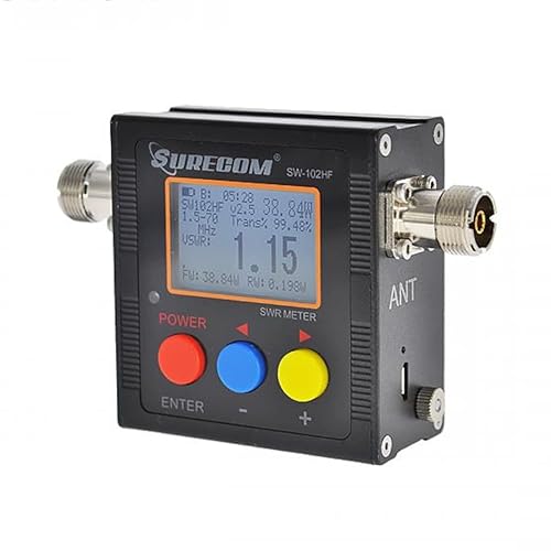 Miniatura 4 de Surecom SW-102HF 1.5-70MHz V.S.W.R. y Medidor de Potencia