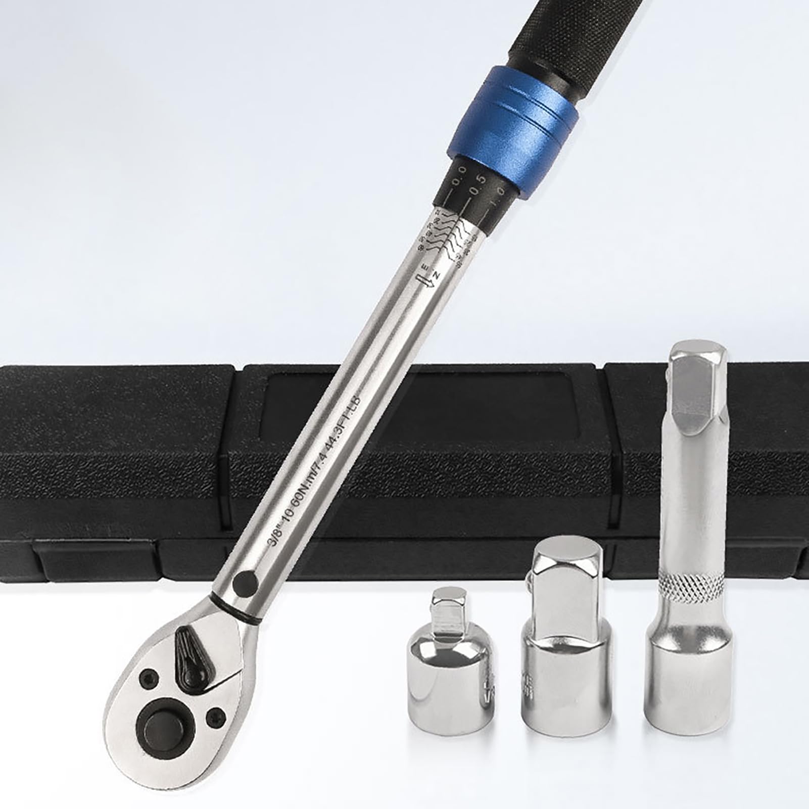 Set di chiavi dinamometriche regolabili, attacco da 1/4 pollici 3/8 pollici, 5-30 N.m 10-60 N.m, chiave dinamometrica a scatto a doppia gamma per riparazioni di biciclette, (5-30N.m)