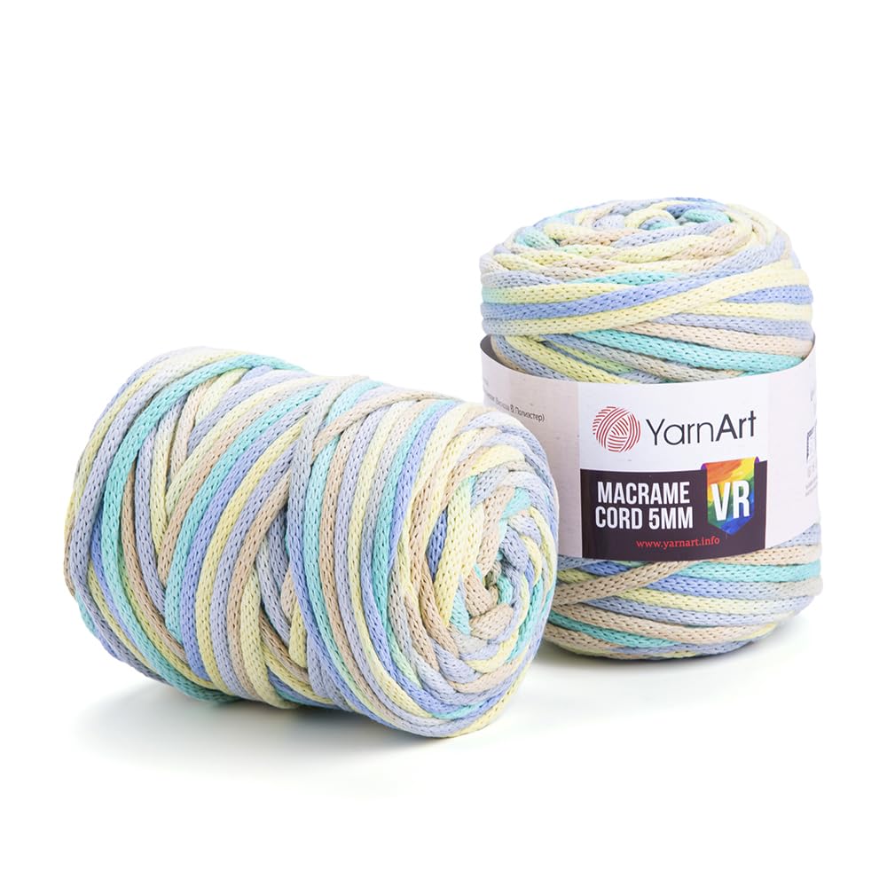 YarnArt El Örgü İpi MACRAME CORD 5 MM VR, 924, 2x500 gr