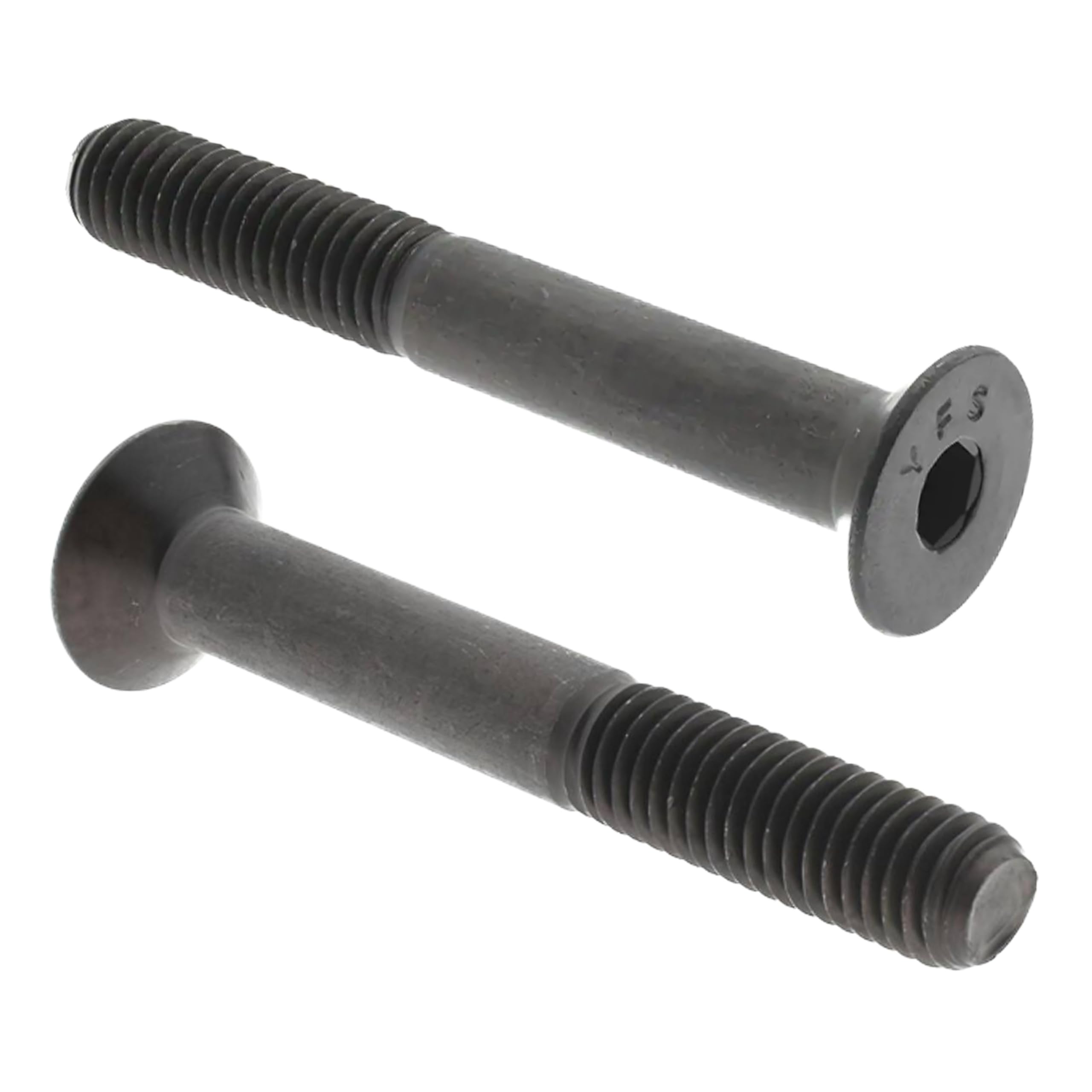 MonsterBolts - 1/4-20 x 1-3/4" Flat Head Socket Cap Screws, ASTM F8356, Alloy Steel, Black Oxide, 50 Pack