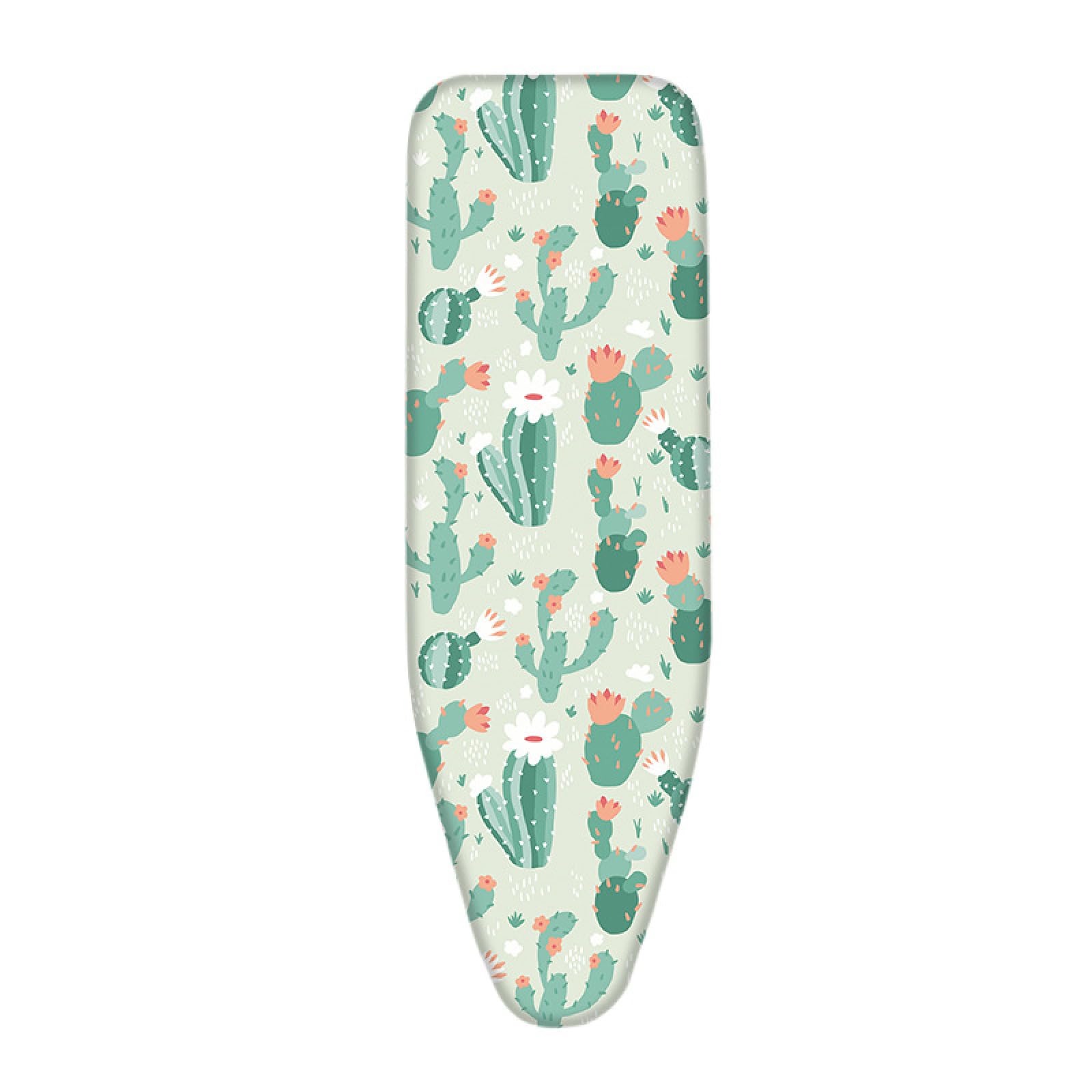 Ironing Board Covers Plant Light Green Ironing Board Covers 110 x 35cm and Pad Thick Resist Scorching and Staining Thick Easy Fit Iron Boards Cover Sizes Adjustable Elastic Rope