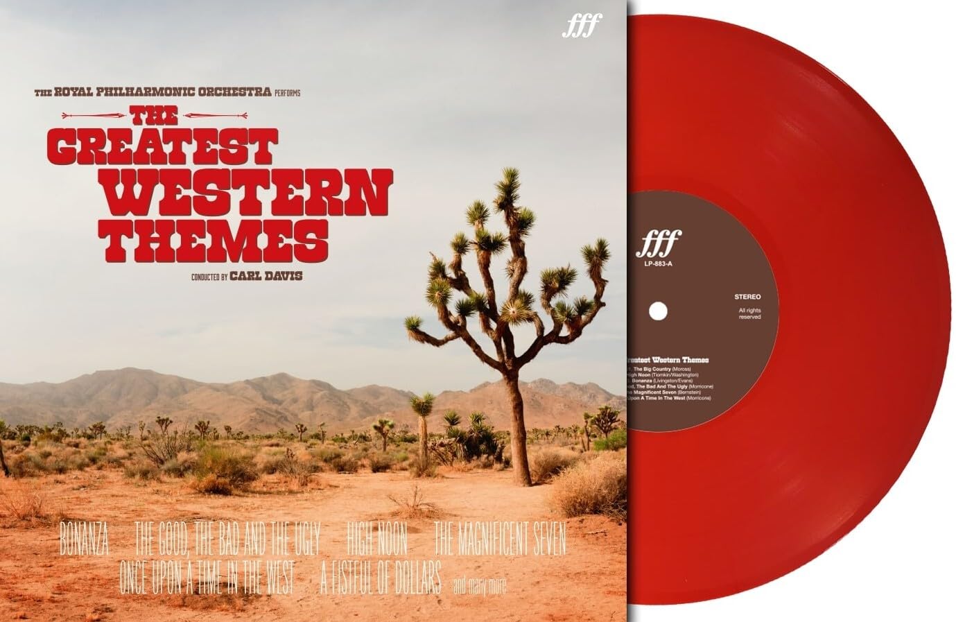 The Royal Philharmonic Orchestra - The Greatest Western Themes (Red Vinyl)