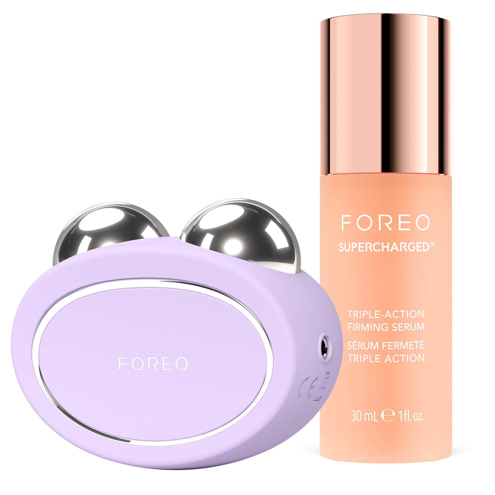 Set BEAR™ 2 + SUPERCHARGED™ Siero Rassodante Tripla Azione 30 ml | dispositivo viso a microcorrente, massaggiatore, siero rassodante, skincare, tonificante, anti-età, antirughe, lifting