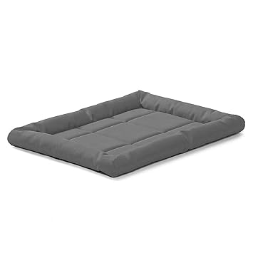 KOZI PET Rectangular Shaped Dog & Cat Beds (Export Quality) (Medium, Grey)