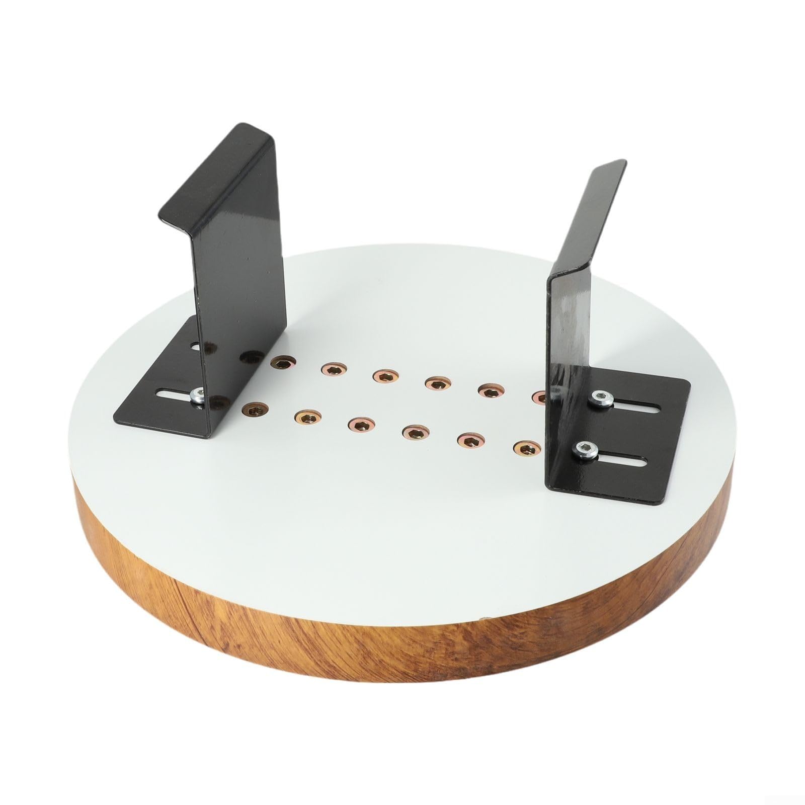 Reposabrazos de sofá con clip en bandeja de madera para bebidas, café, aperitivos, control remoto, estable, plegable, ahorro de espacio, accesorio lateral para sala de estar, apartamento