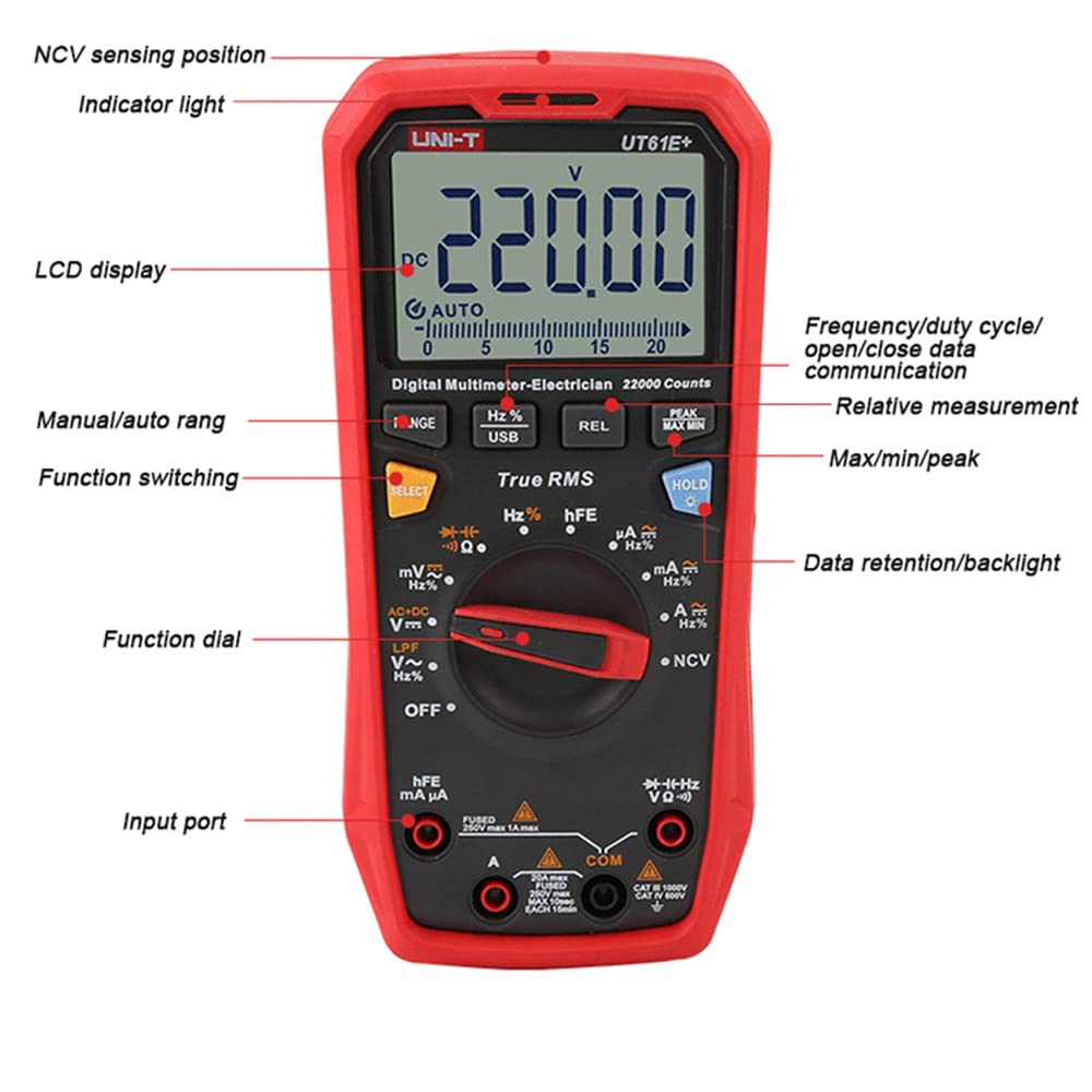 Image of Uni-T UT161D multimeter on Best Buy