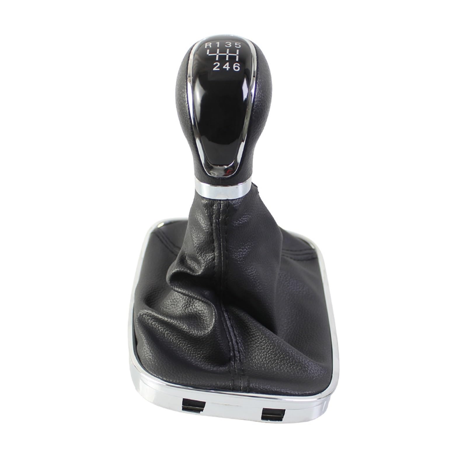 AMYALIN Car Gear Shift Knob for OPEL for Insignia 2003-2017 Manual Transmission Shift Knob Head Rod Vehicle Replacement Parts(for 6 Speed)