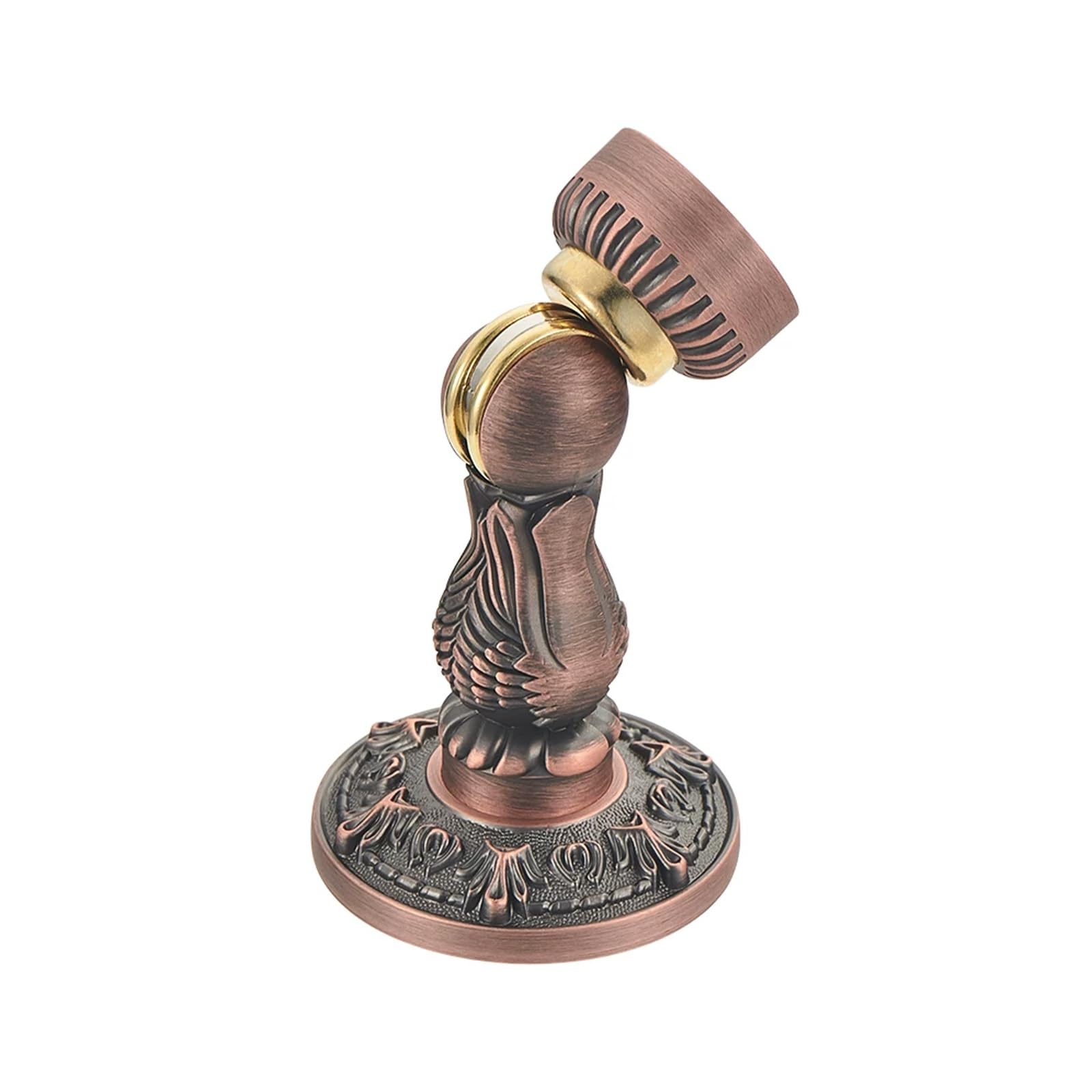 Door Stoppers Magnetic Door Catch - Copper Heavy Duty Door Stops for Bottom of Door, Wall-Mounted and Floor Mounting, Strong Door Holder to Keep Door Open(B)