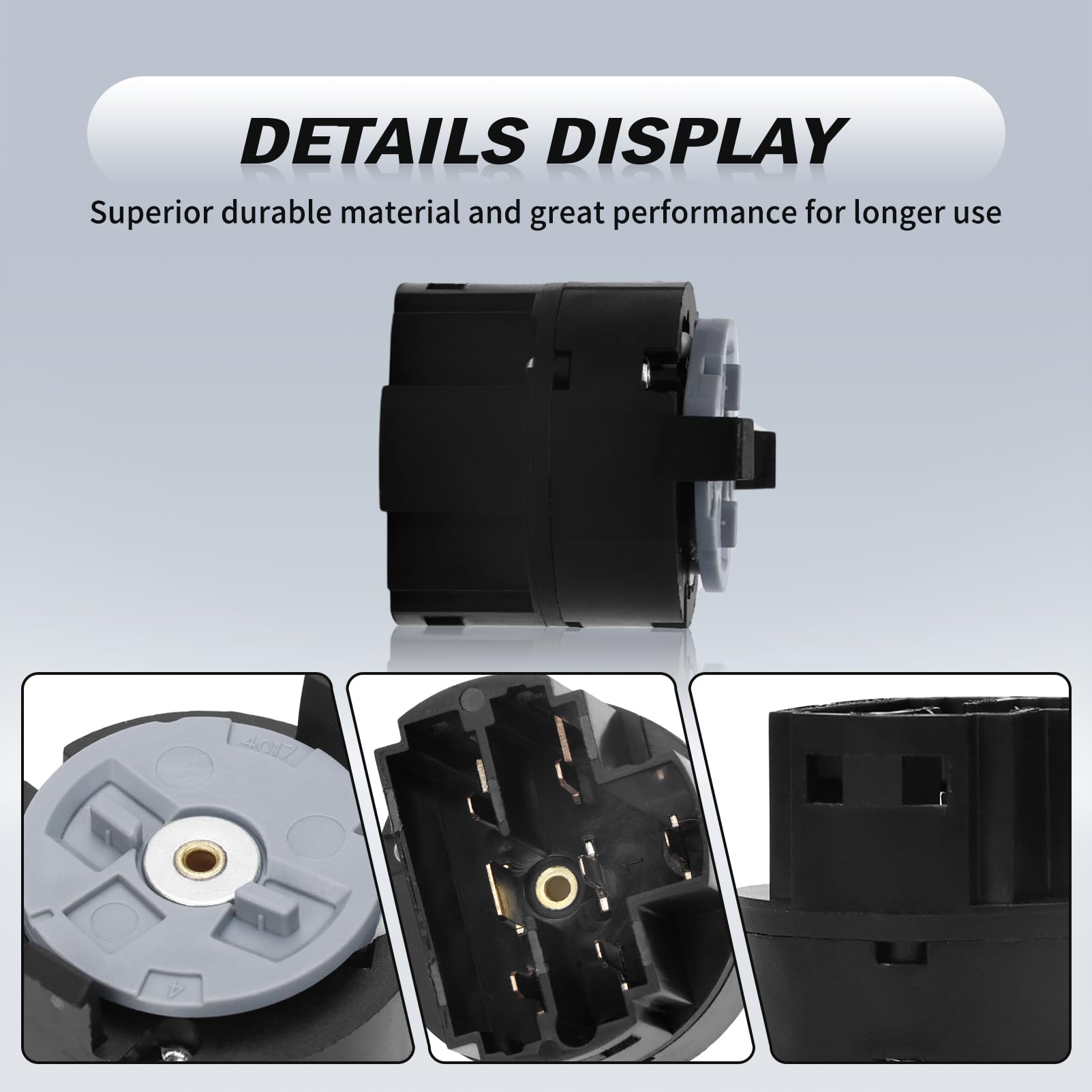 Blocchetto Accensione per Punto 99-12 Panda 03-12 Seicento 99-10 603491 | Interruttore avviamento auto a 7 pin, plastica ABS resistente, ricambio plug and play diretto per veicoli