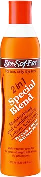Sta Sof Fro 2 in 1 Special Blend Moisturising and Conditioning Lotion Activator, Curl activator for curly hair, Curl defining cream 250 ml