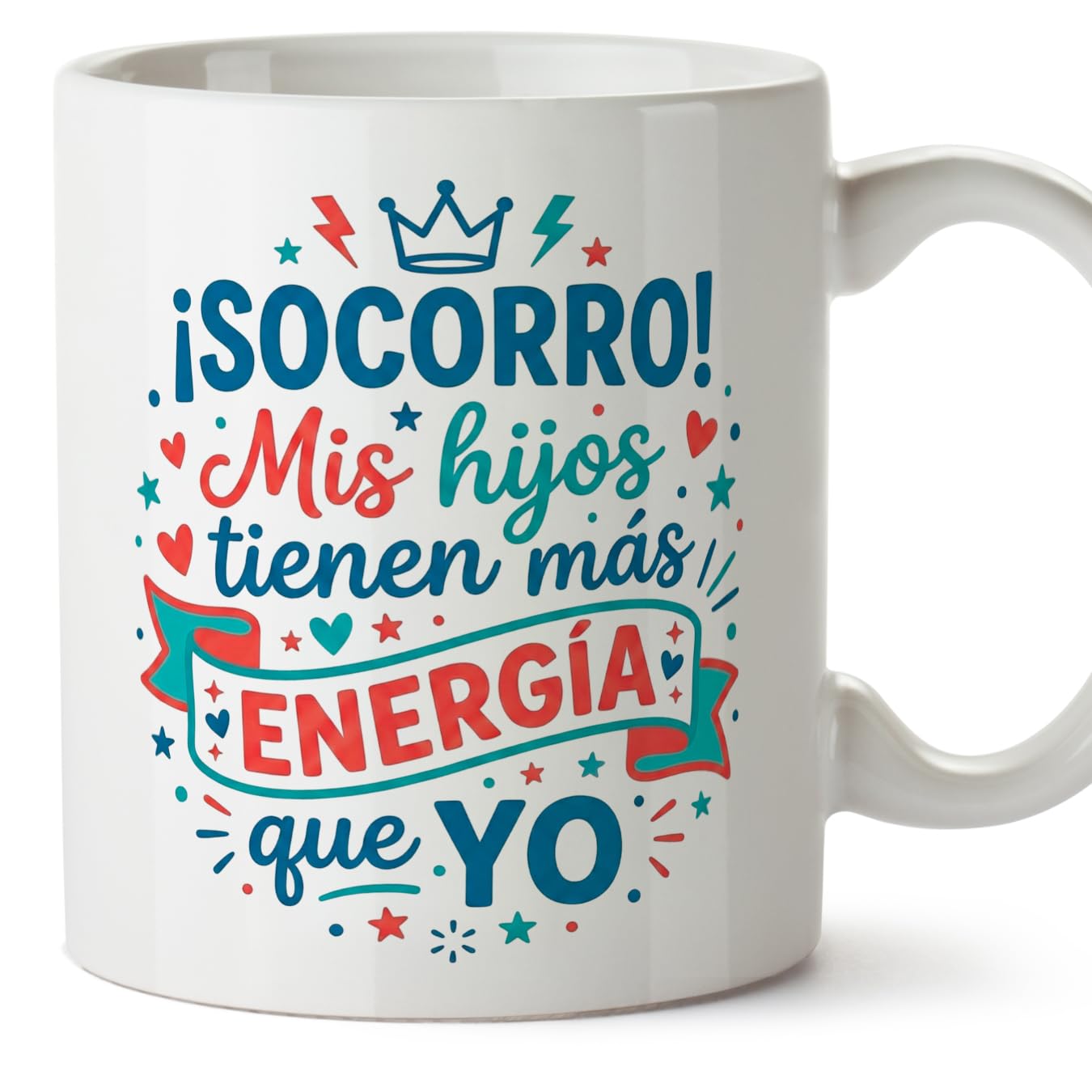 MUGFFINS Taza mamá con frase Para el mundo eres una madre pero para la familia eres el mundo en Español | regalo madre | 330 Ml 11 oz | Idea original para regalar | progenitores v1 — view 72