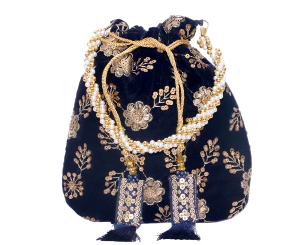 See full amazon price history chart for Amerie Fashions Womens Navy Blue Potli Purse for Party Wedding Amerie Fashions Womens Navy Blue Potli Purse for Party Wedding (B0CQKJDSBV) Amazon Price History, Amazon Price Tracker