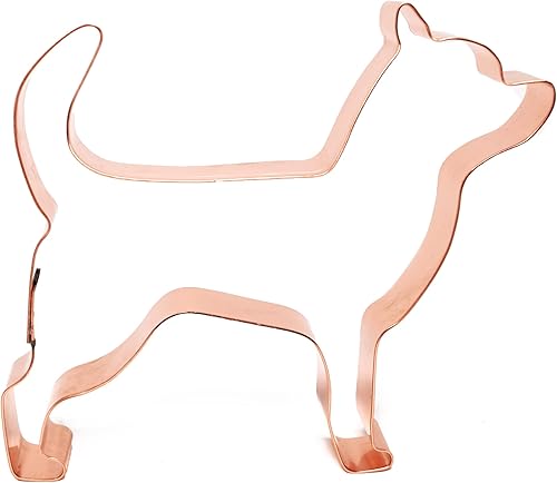 Miniatura 3 de Cortador de galletas de cobre para perros Chihuahua No. 1