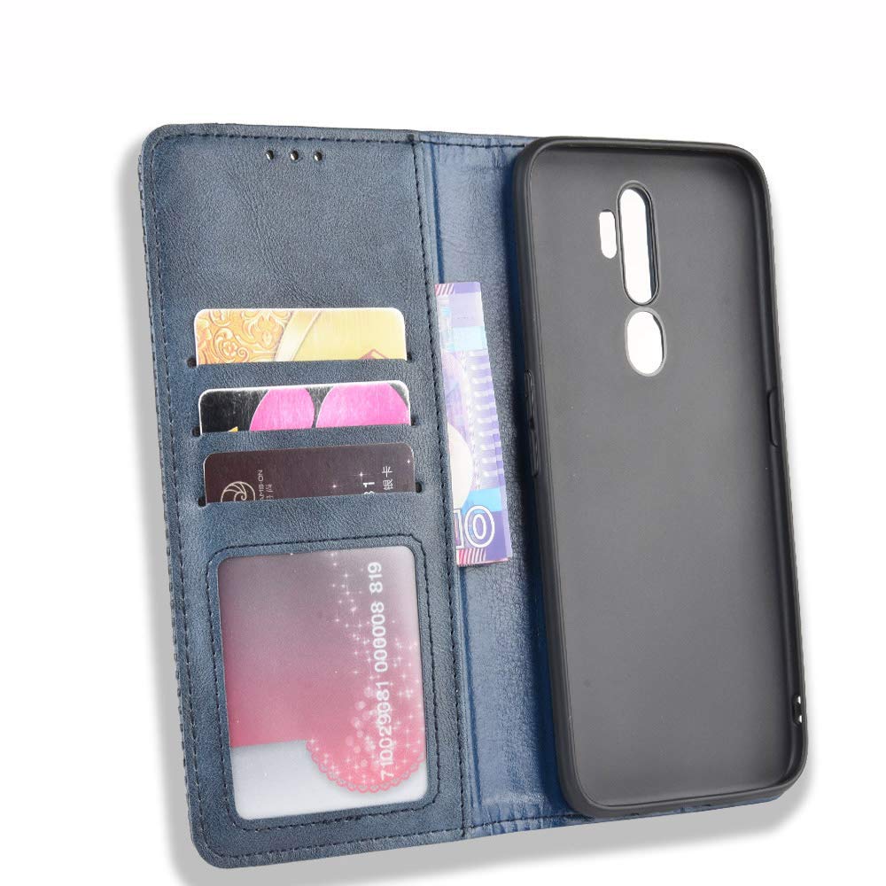 Sunrive Cover Per Oppo A9 (2020), Custodia con supporto di stand