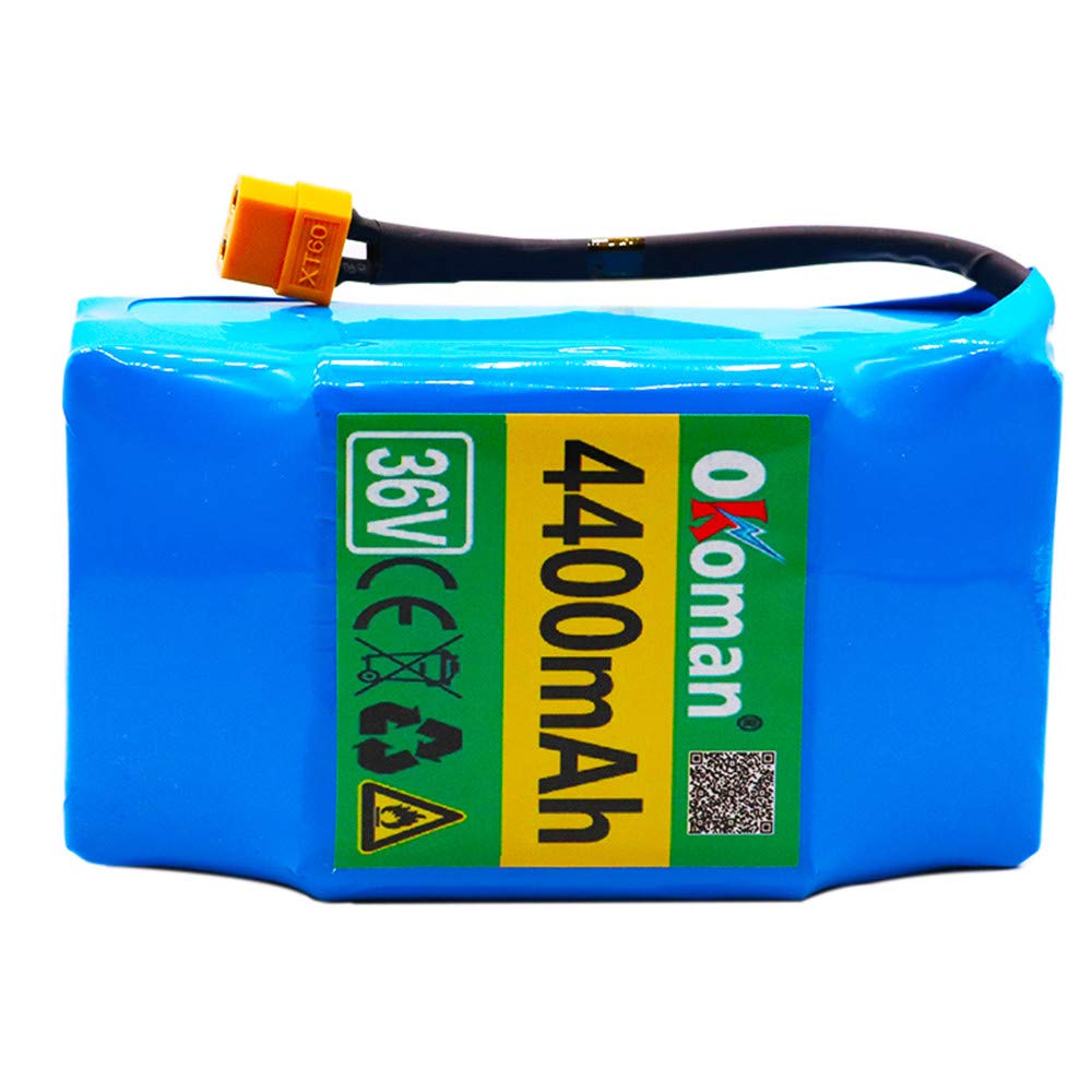 LUC 36 V, 4,4 Ah, 4400 mAh, hohe Entwässerung, 2 Räder, Elektro-Scooter, selbstbalancierend, Lithium-Akku für Selbstausgleich, für 16,5 cm (6,5 Zoll)