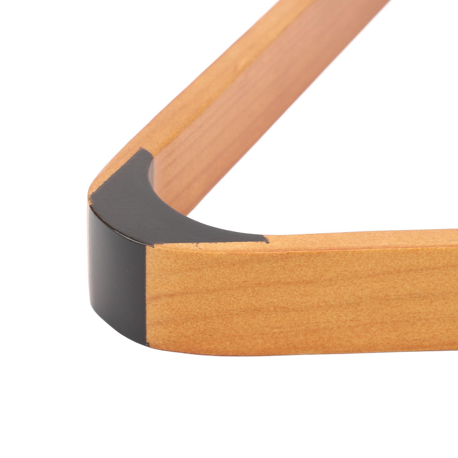 Alomejor Triangle de Billard, Design élégant Robuste Moderne, Accessoire Billard, Bois de pin Noir for Salle de Jeux Bar intérieur Maison Salon