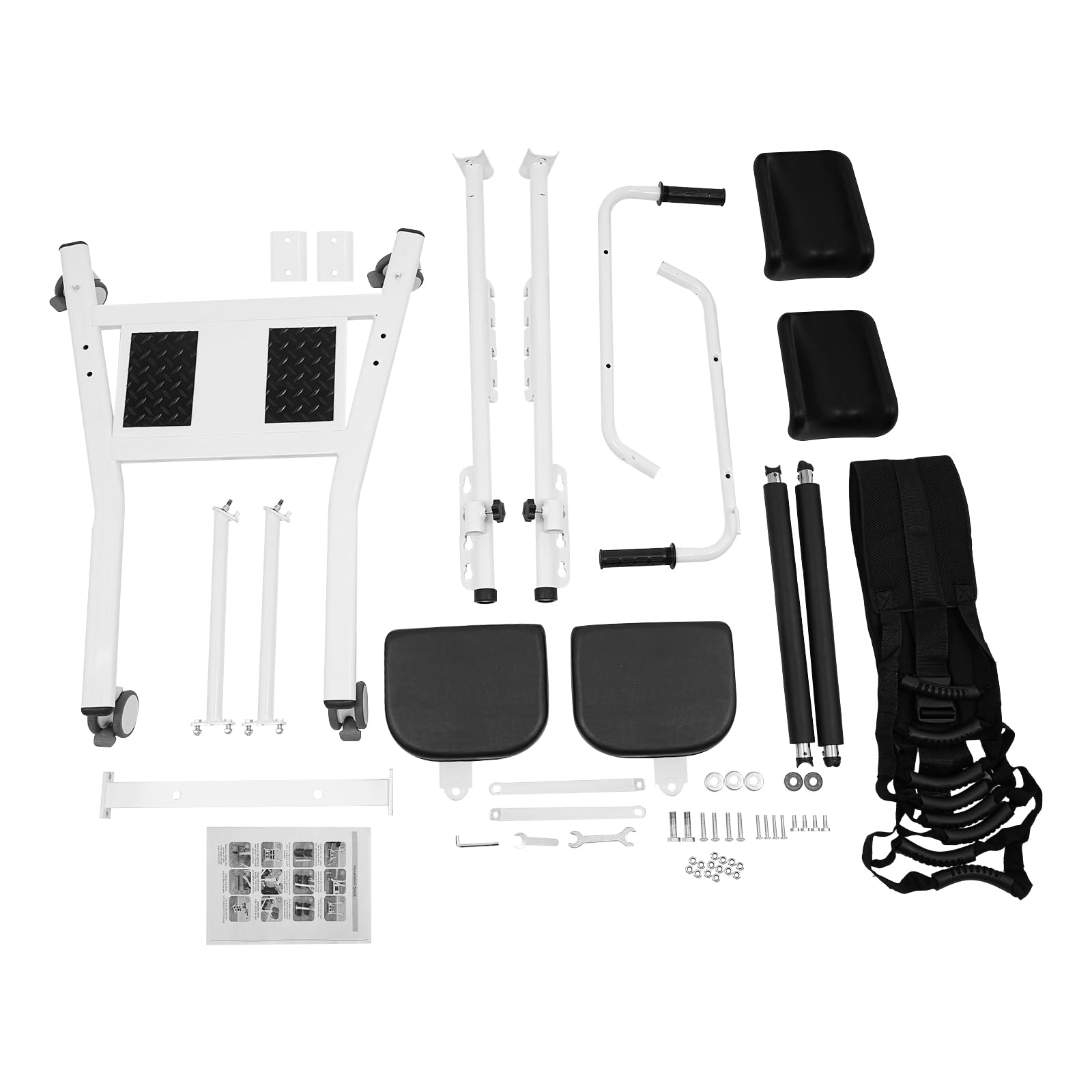 Silla elevadora de pacientes con acolchado ajustable para asiento y rodilla, soporte de elevación, capacidad de carga de 120 kg, ayuda para el hogar y el hospital