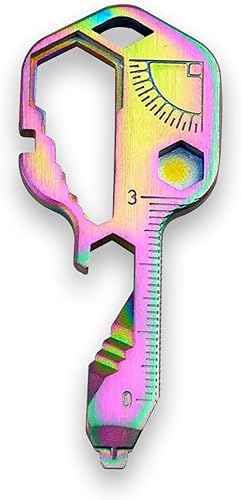 Llave multiherramienta 24 en 1, herramienta portátil de acero inoxidable con destornillador, llave, abridor de botellas, herramientas de llavero