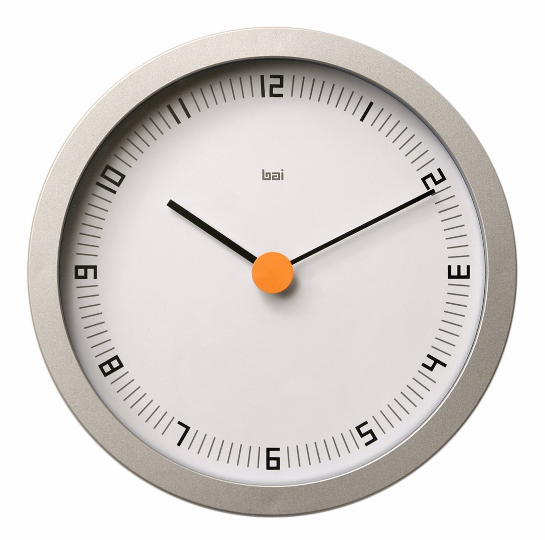 Bai Designer Wall Clock, Dot Zero