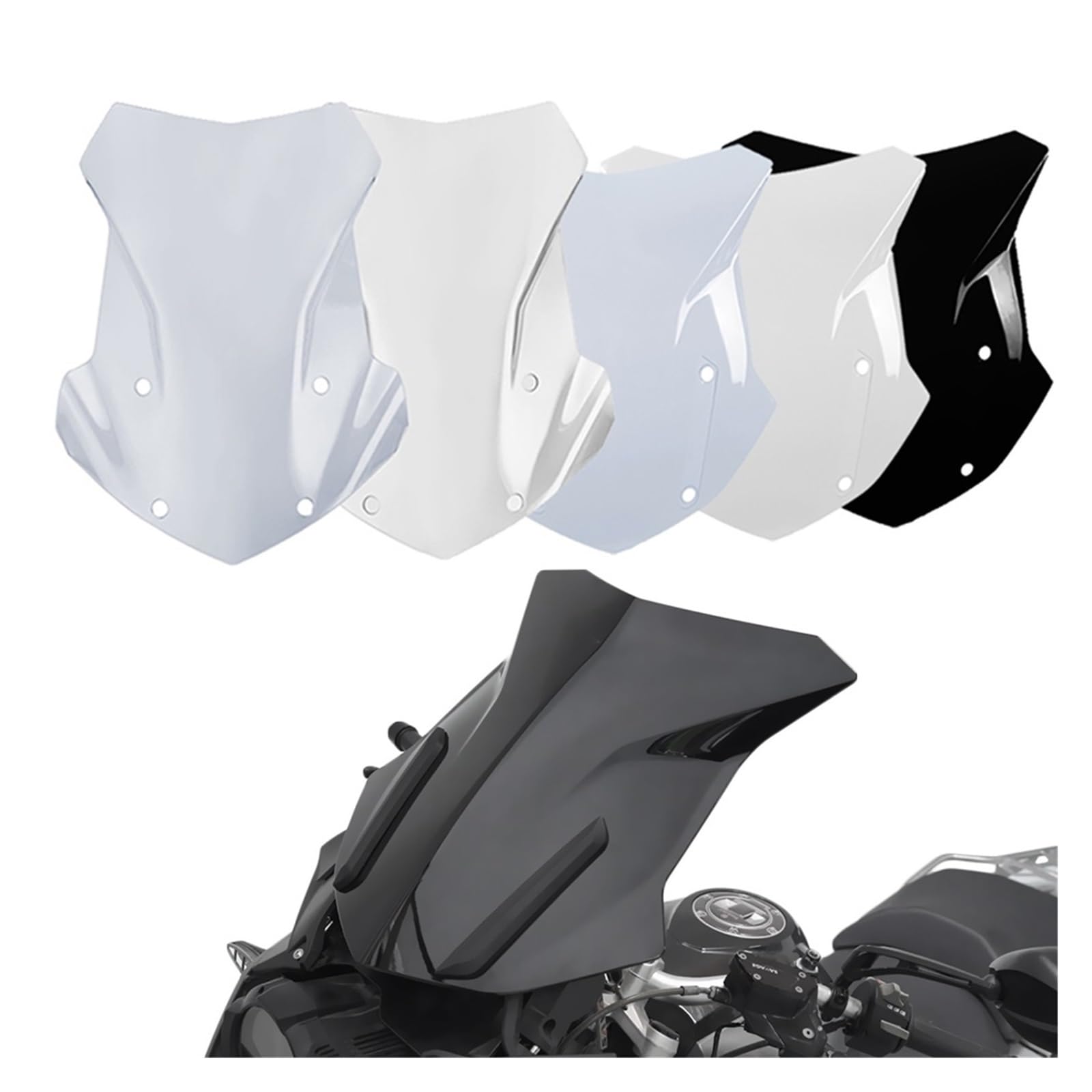 Deflector de Viento Parabrisas R1250GS Compatible con BMW R1200GS, R 1200 GS LC, R1250GS ADV Adventure. Protector De Pantalla. Deflector Cupula Moto